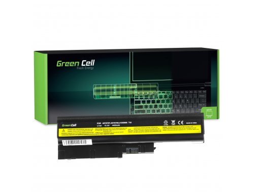 Green Cell Batteri 92P1138 92P1139 92P1140 92P1141 til Lenovo ThinkPad T60 T60p T61 R60 R60e R60i R61 R61i T61p R500 W500