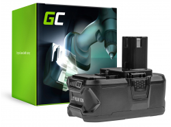 Green Cell ® batteripakke (5Ah 18V) ONE + RB18L50 RB18L25 til RYOBI R18AG0 R18JS0 R18PDBL RCD18022L RID1801M RMT1801M