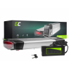 Green Cell Batteri Til Elcykel 36V 13Ah 468Wh Rear Rack Ebike XT60 til Lovelec, Nilox, Greenwolke, Overfly med Oplader