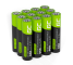 12x genopladelige Batterier AAA R3 950mAh Ni-MH foropladede Akkumulator Green Cell